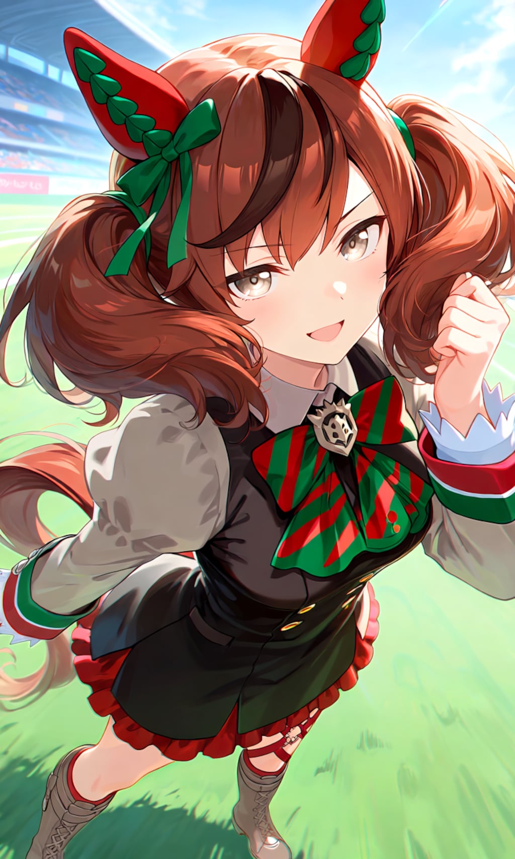 レース前のネイチャさん