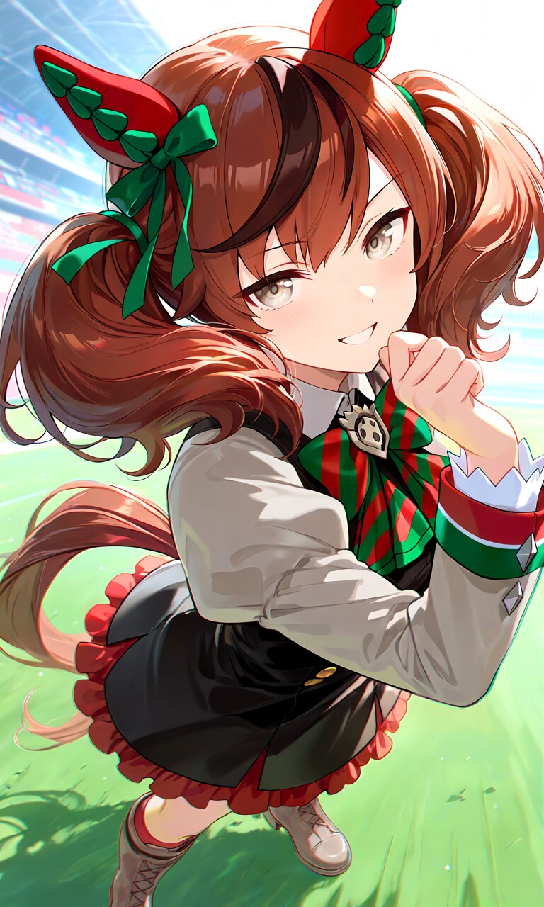 レース前のネイチャさん
