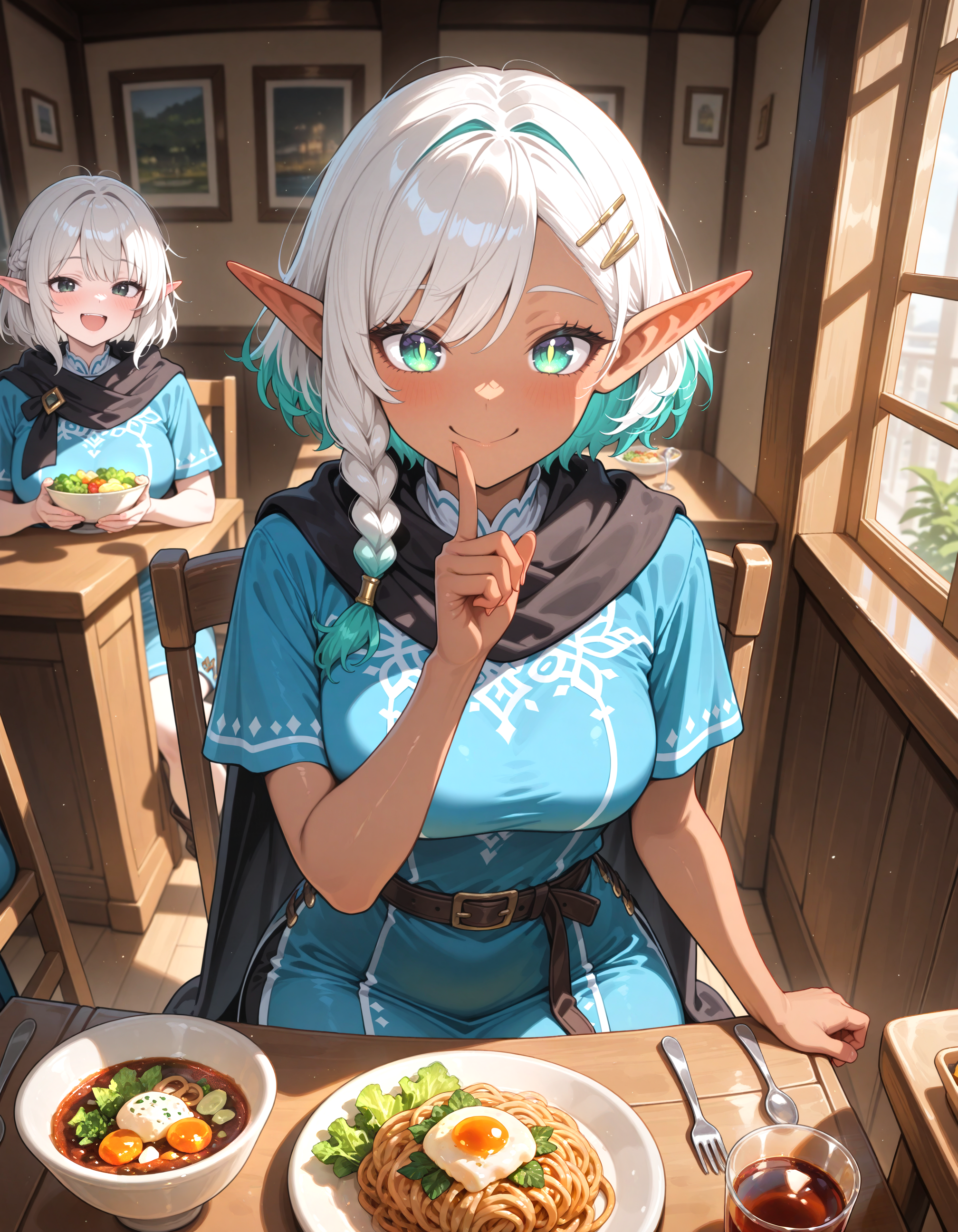 お昼のエルフ 2025.5.23 | の人気AIイラスト・グラビア