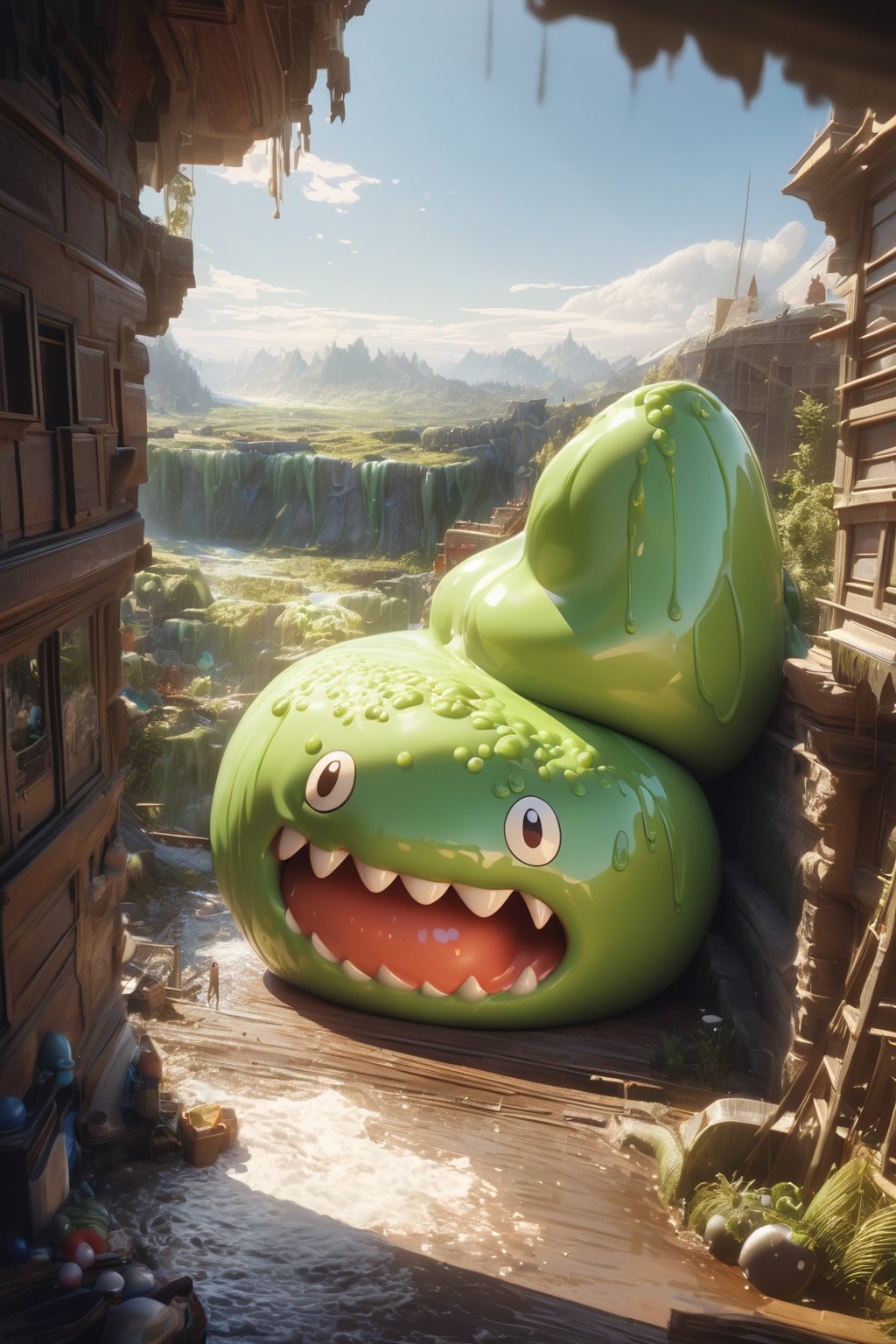 スライムが　あらわれた！ | の人気AIイラスト・グラビア