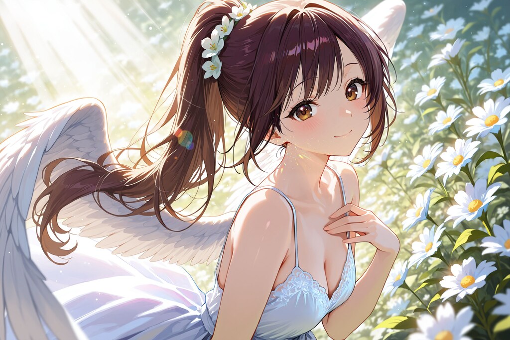 天使さん頑張ります