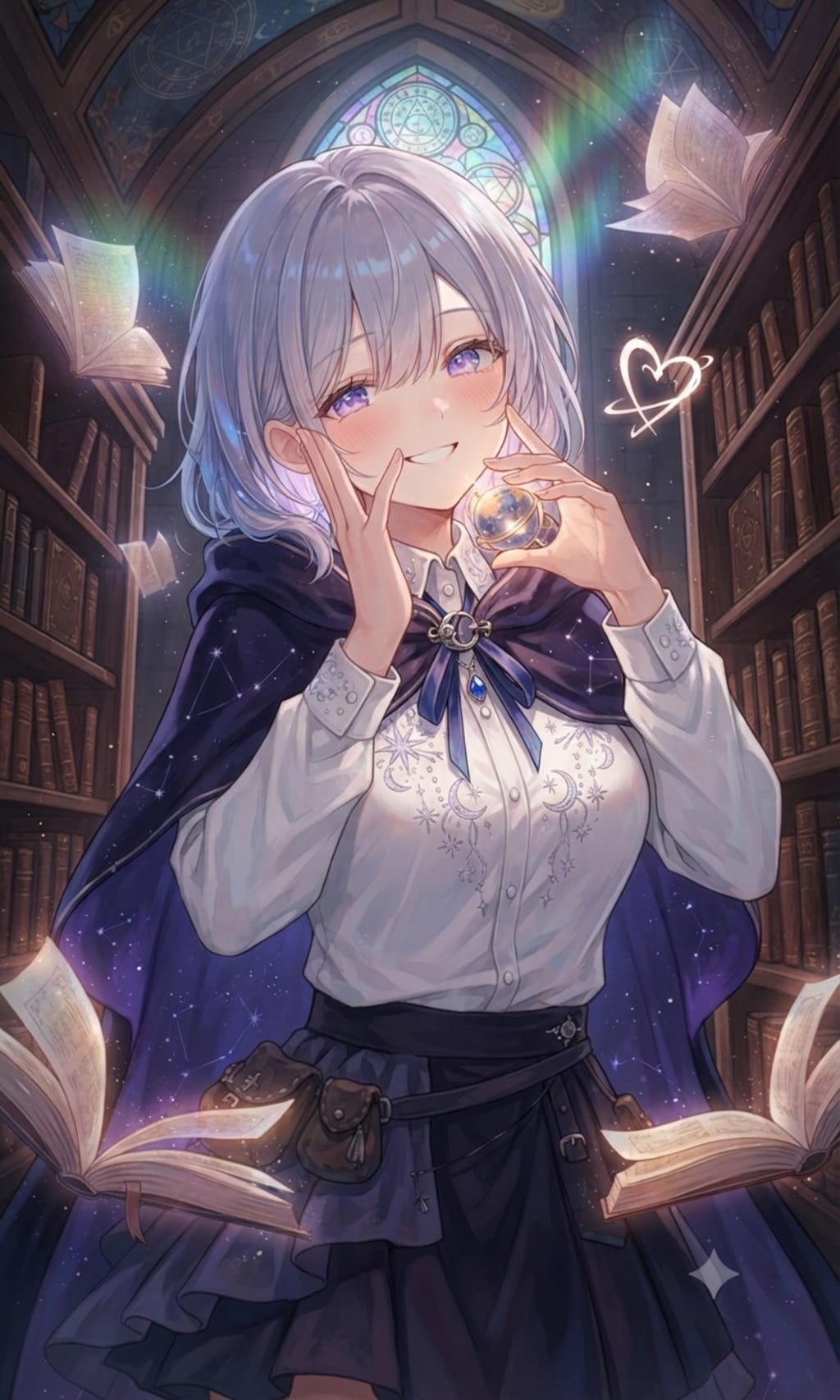 魔法図書館の魔法見習い