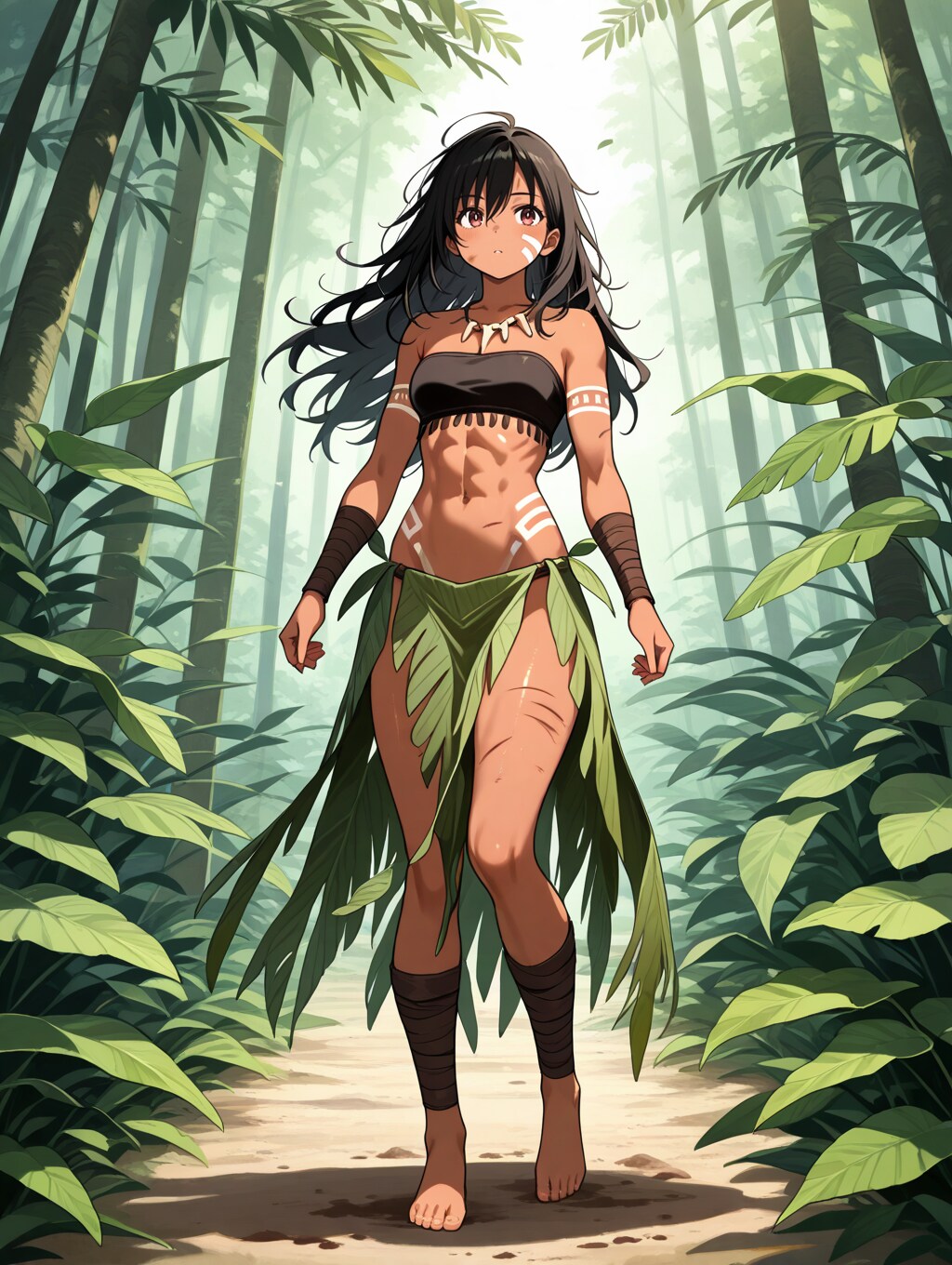 【今日の腹筋】部族の娘