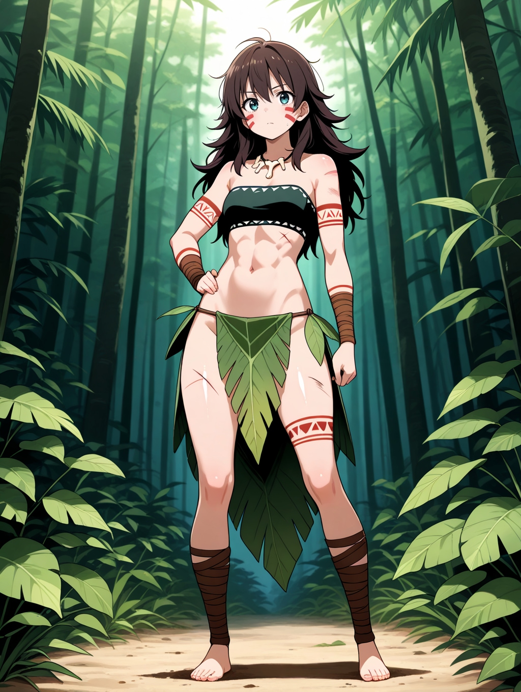 【今日の腹筋】部族の娘