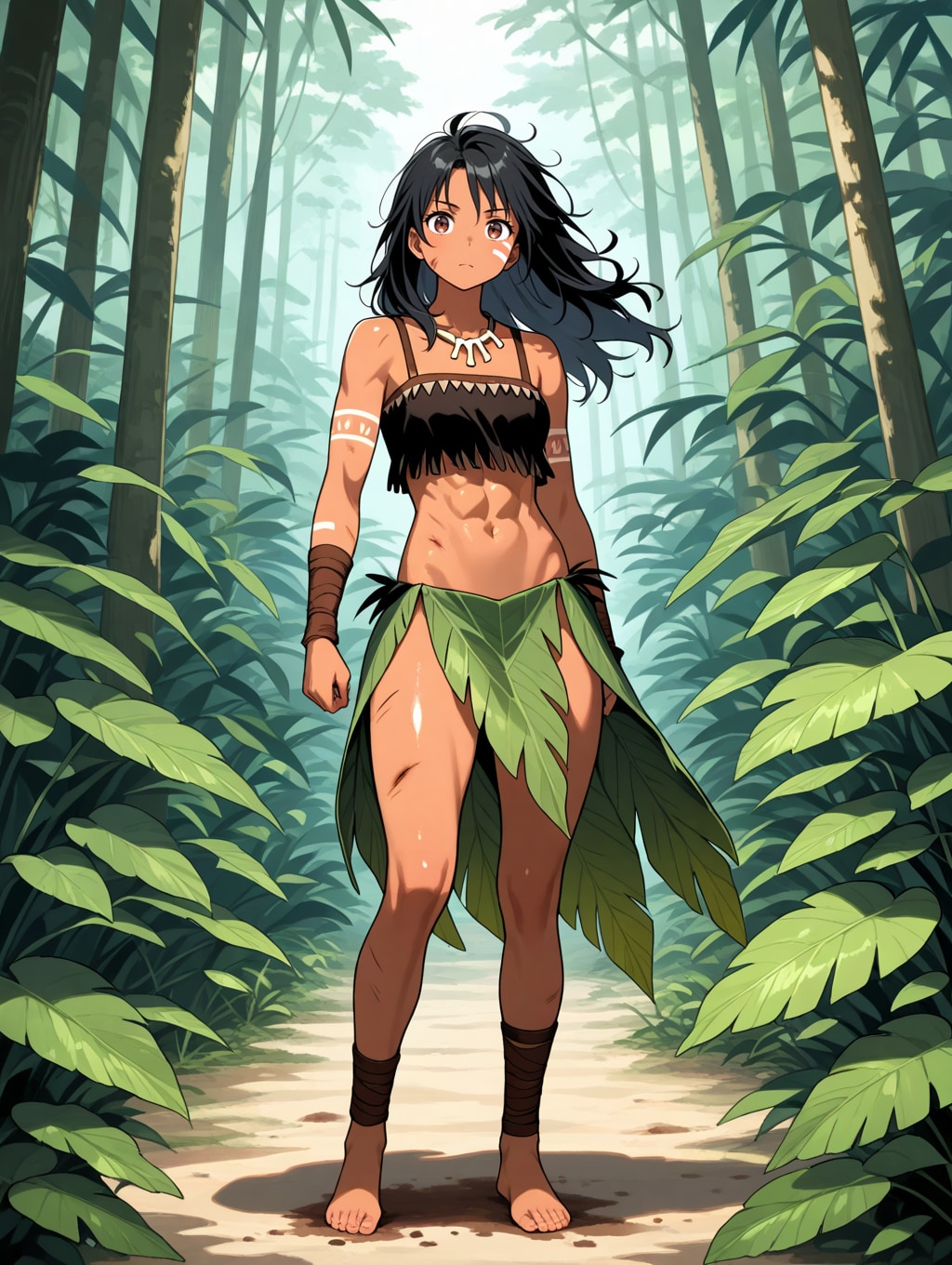 【今日の腹筋】部族の娘