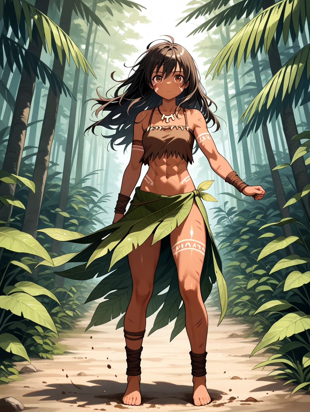 【今日の腹筋】部族の娘