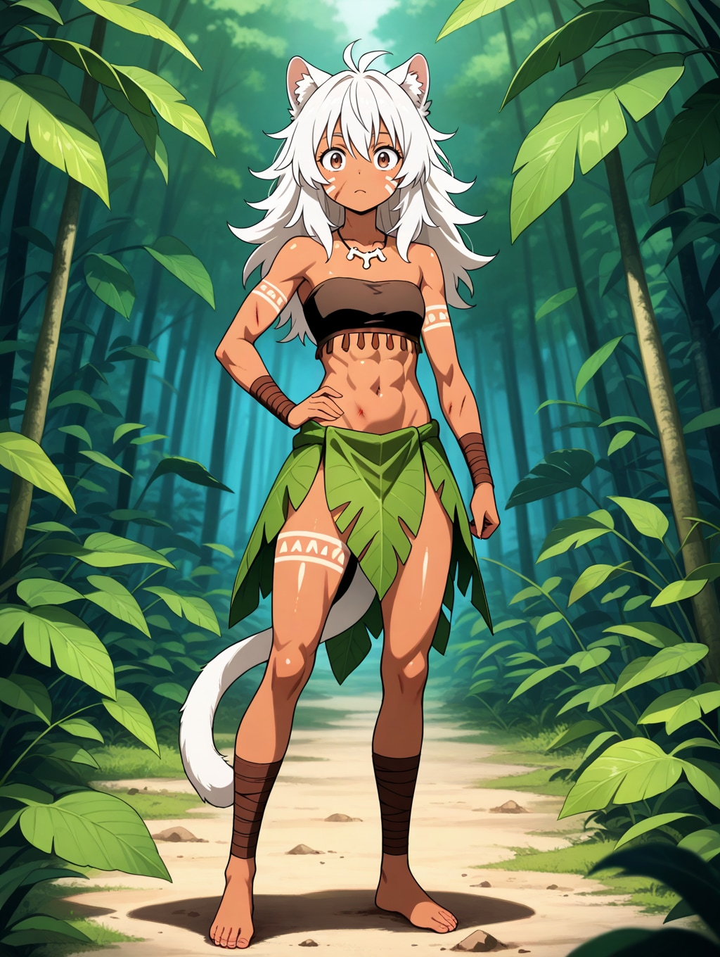 【今日の腹筋】部族の娘