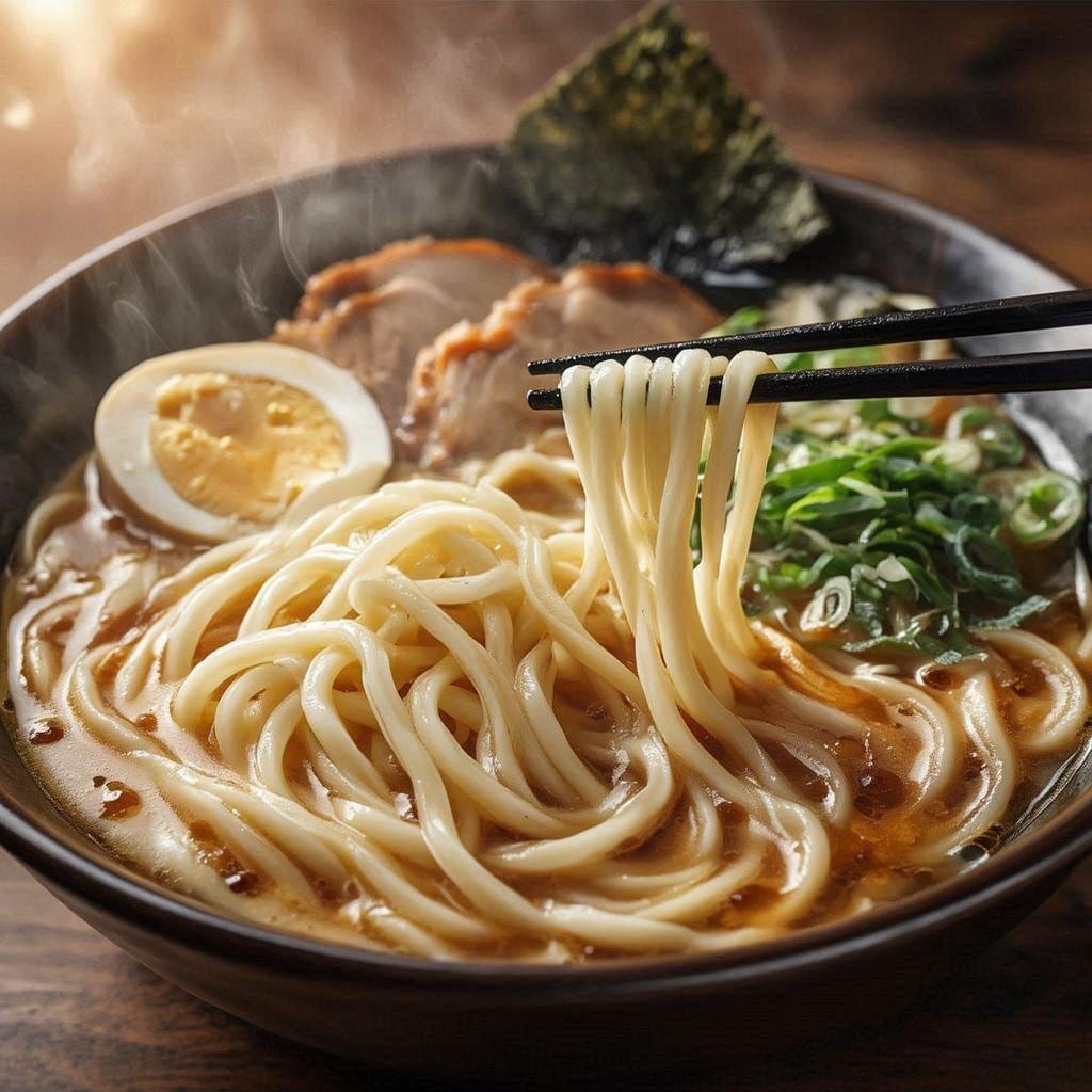 麺がうどんのラーメン