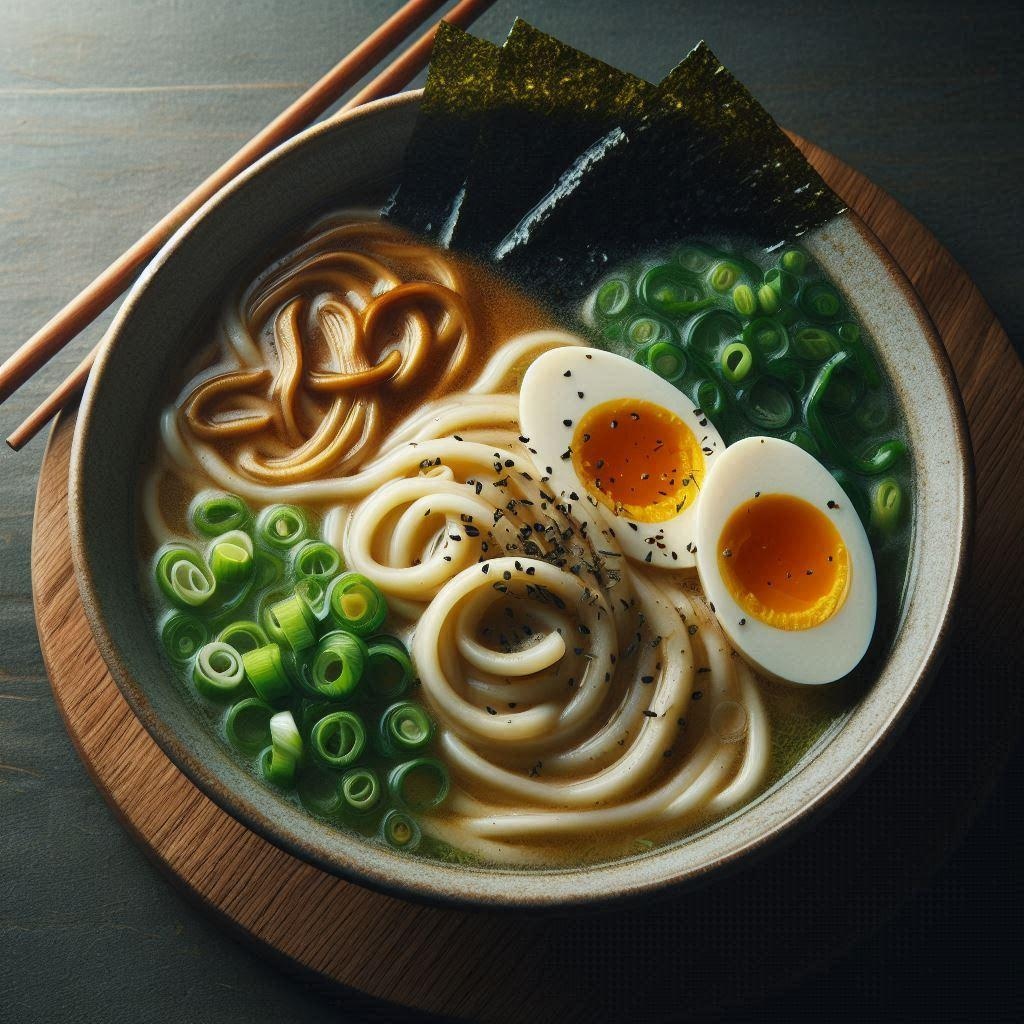 麺がうどんのラーメン