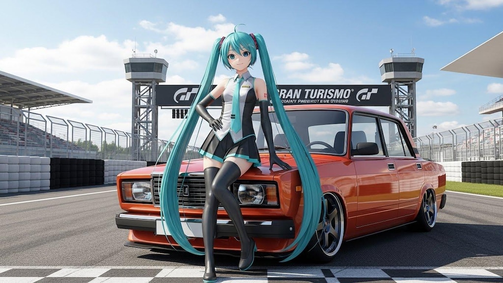 初音ミクとラーダ