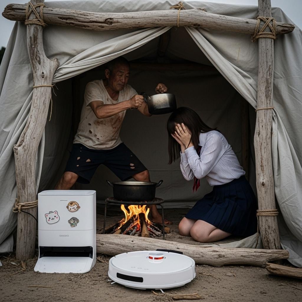 無人島と思われた島に先客がいて略奪をしにきた【無人島サバイバル】