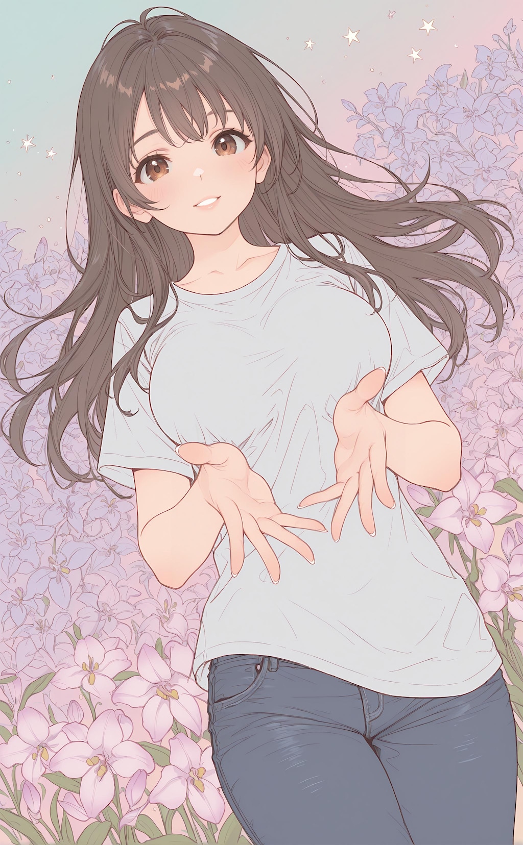美沙紀ちゃんフラットカラースタイル