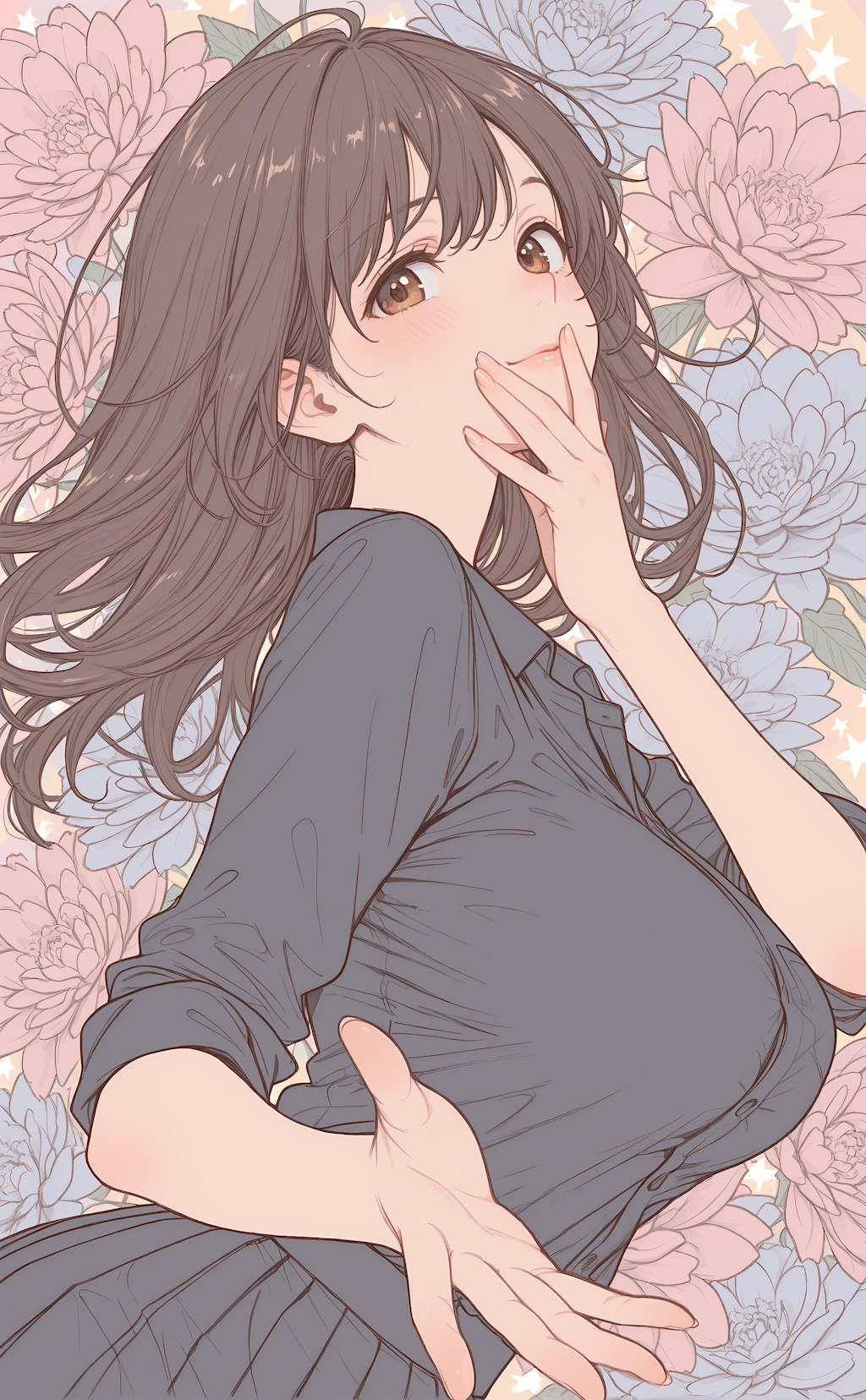 美沙紀ちゃんフラットカラースタイル