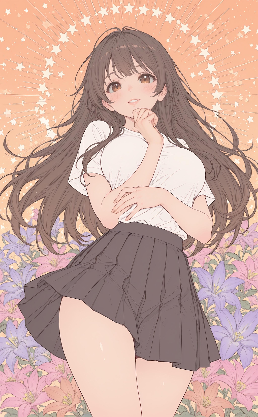 美沙紀ちゃんフラットカラースタイル