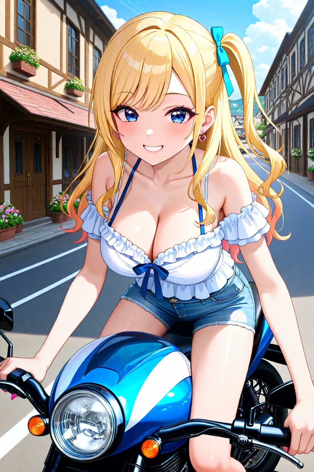 ナミちゃんとバイク