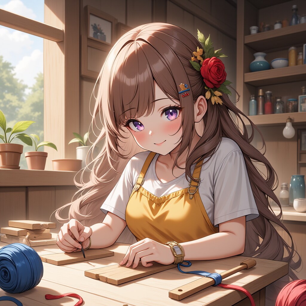 [shakker.aiさんで]○ートボールを作る女の子[バ～ボ]