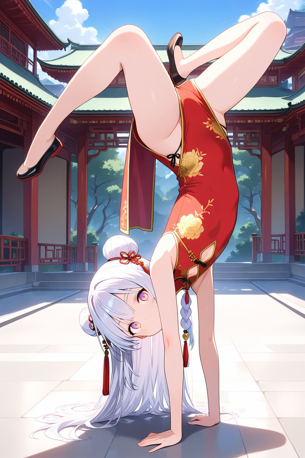 逆立ちしてみて