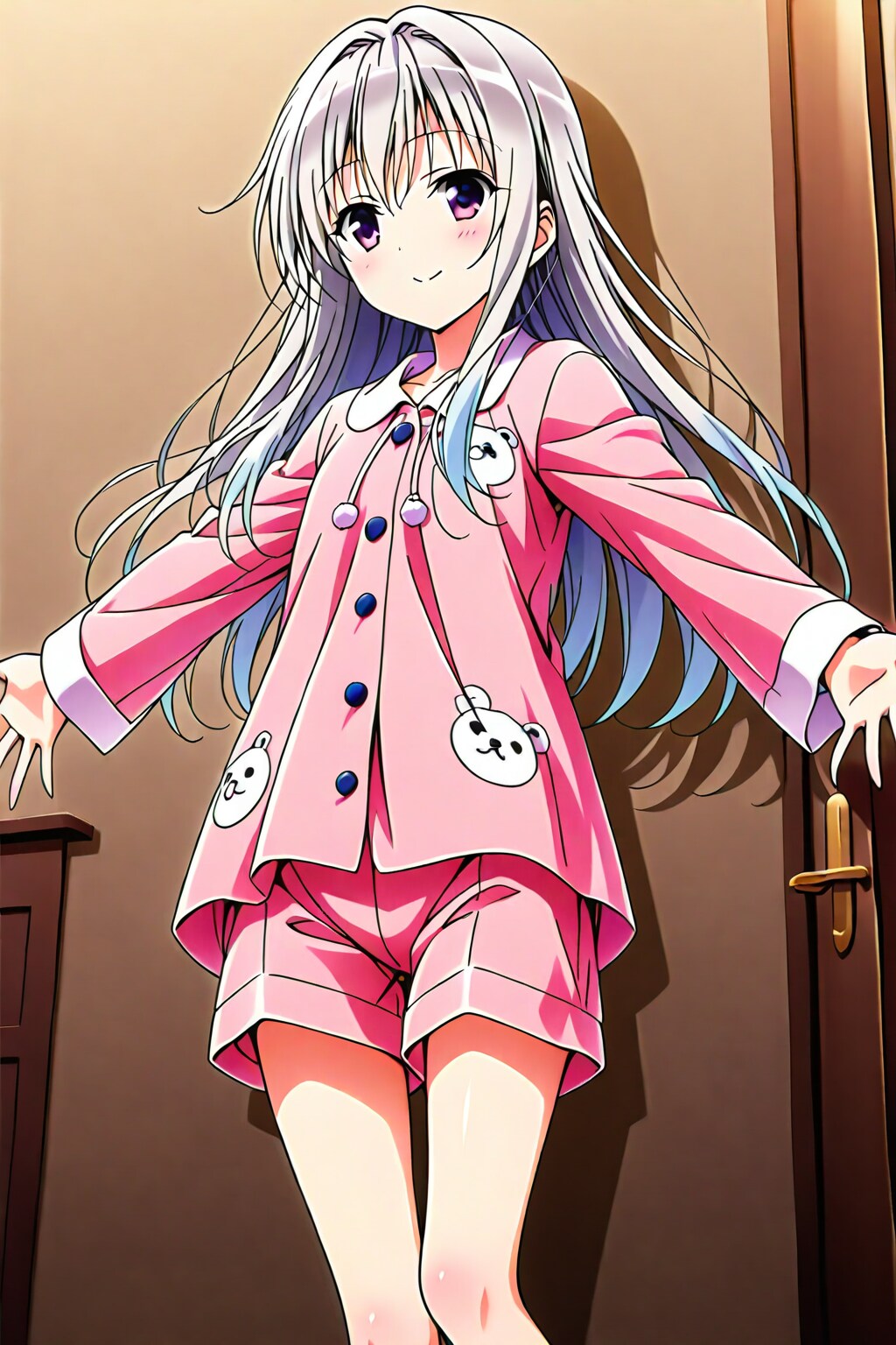 銀髪通せんぼ(ここは一緒に遊ばないとー、出られない部屋でーす)_20250609