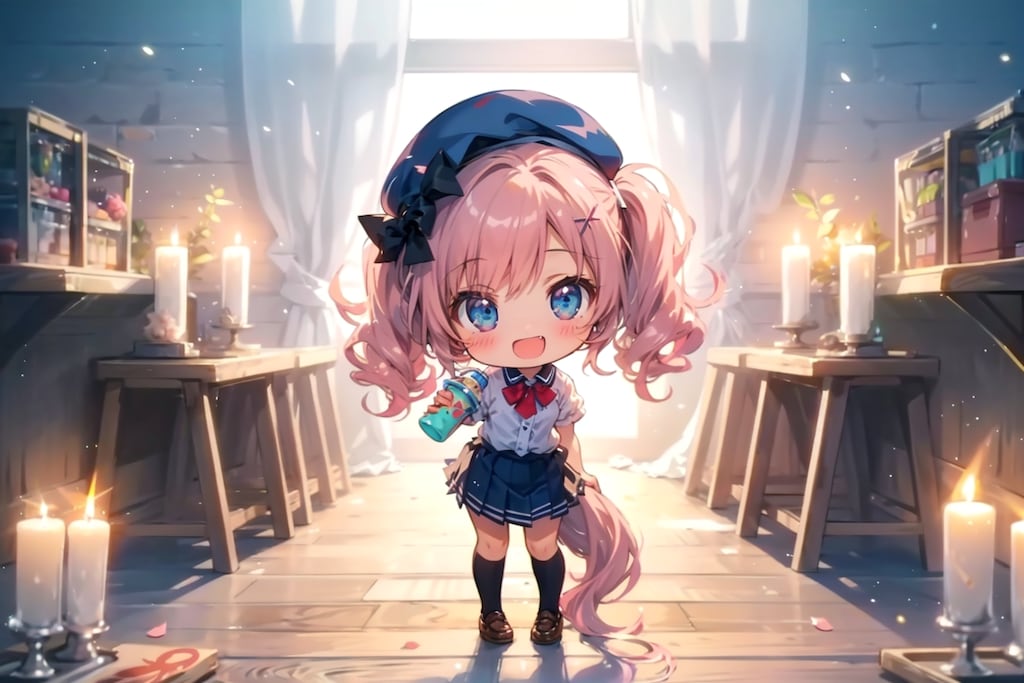 水分補給と、半袖なちびちゃん。