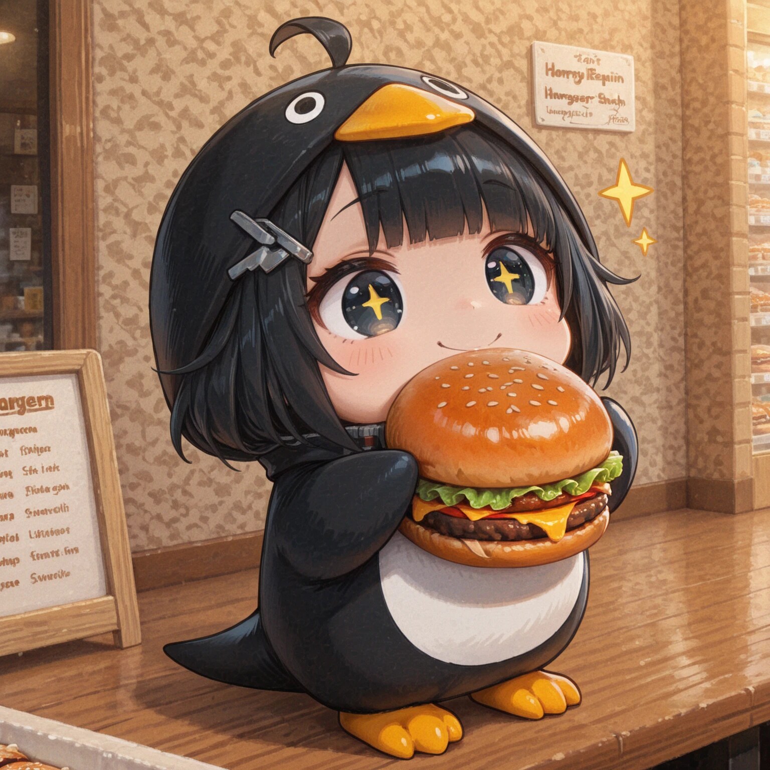 ハンバーガータイム | の人気AIイラスト・グラビア