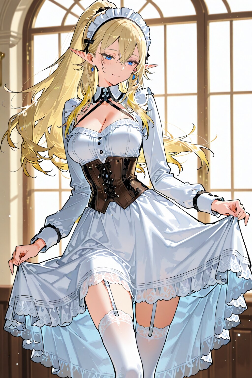【習作】オリジナルキャラ系エルフメイド　ー Ver.01 ー