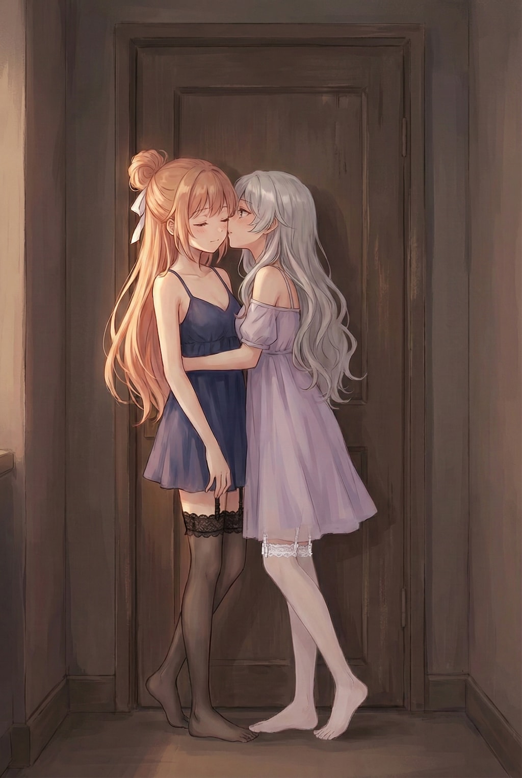 薄暮の扉に寄り添う金糸の吐息