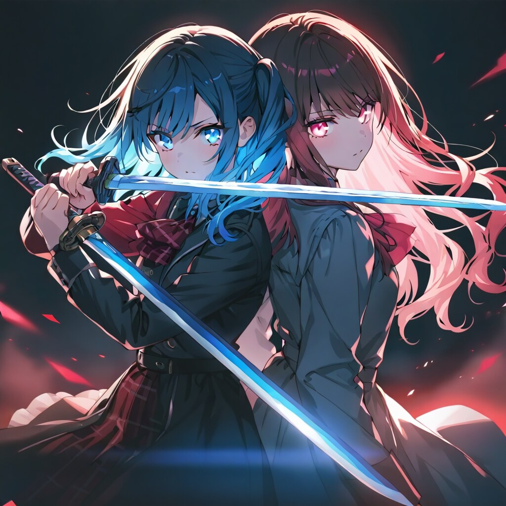 戦う二人 | の人気AIイラスト・グラビア