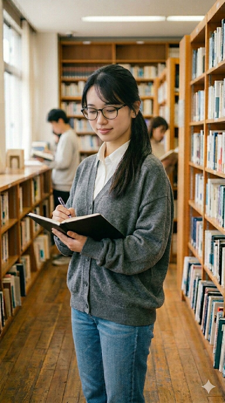 図書室の眼鏡JD(Gemini)
