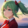 夕暮れツインテール 3枚目