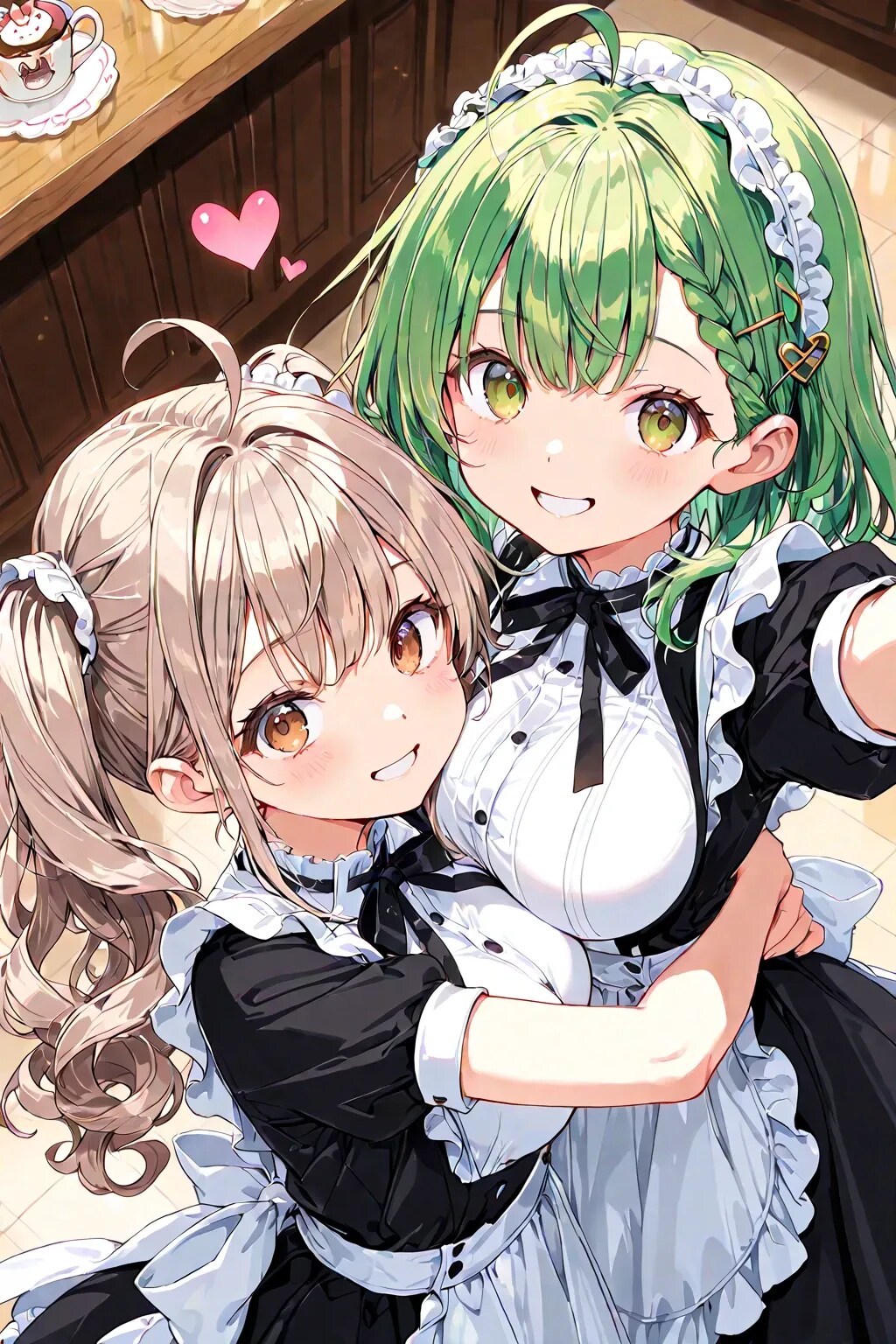 お仕事前のメイドちゃん♡
