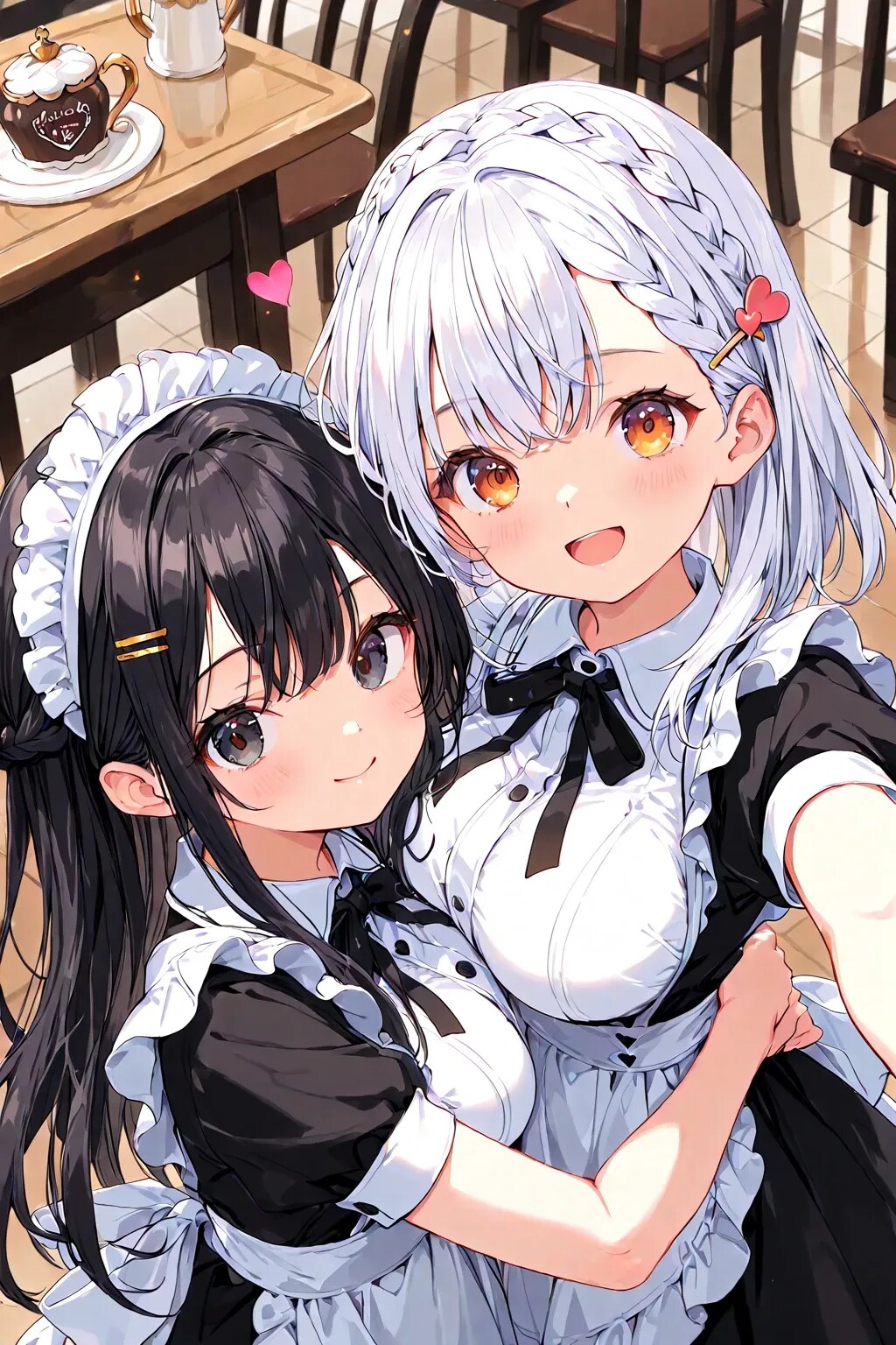 お仕事前のメイドちゃん♡