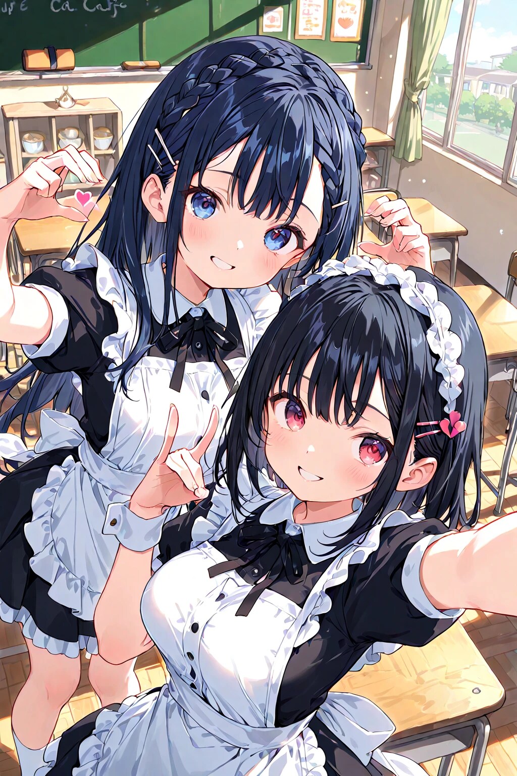 お仕事前のメイドちゃん♡