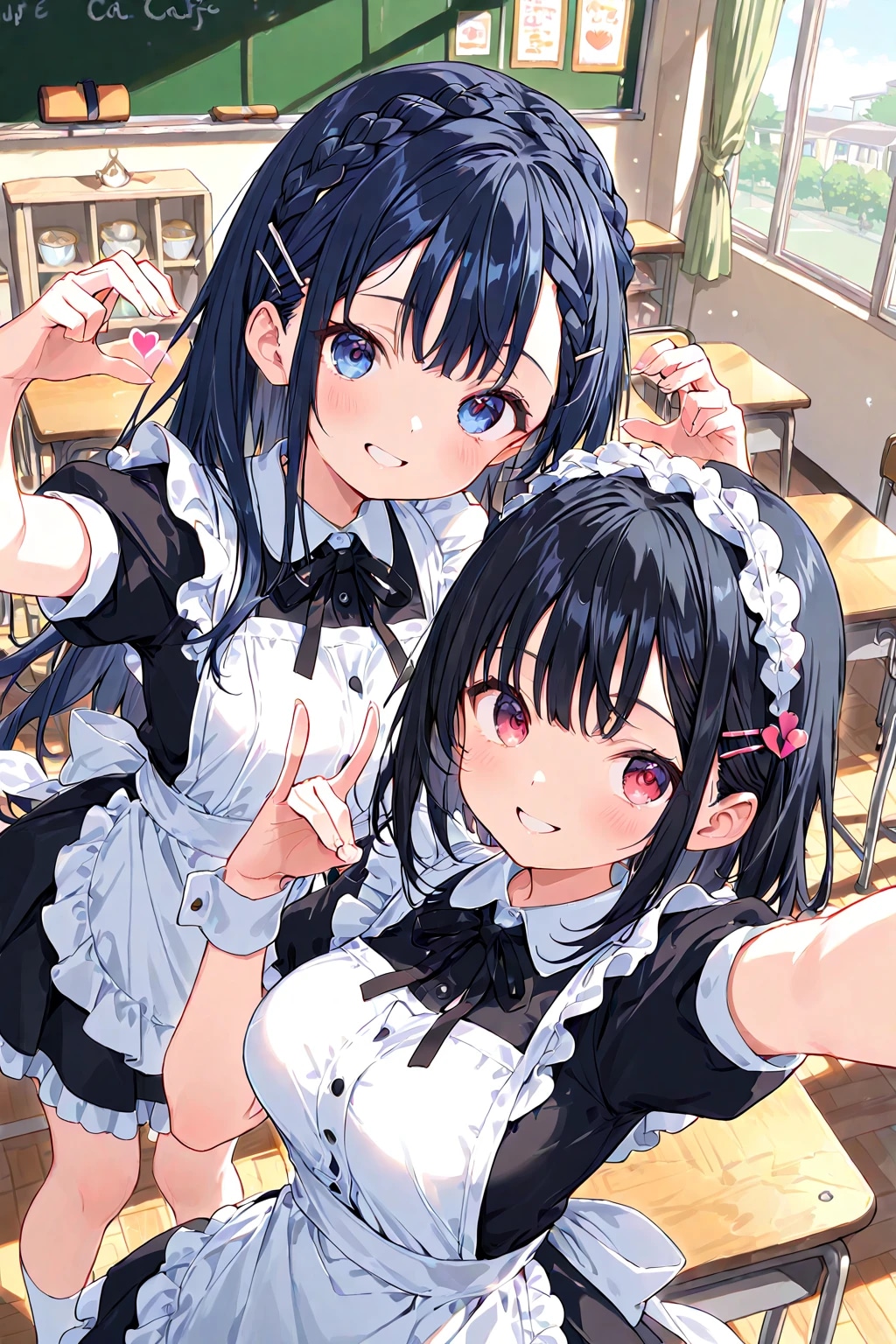 お仕事前のメイドちゃん♡