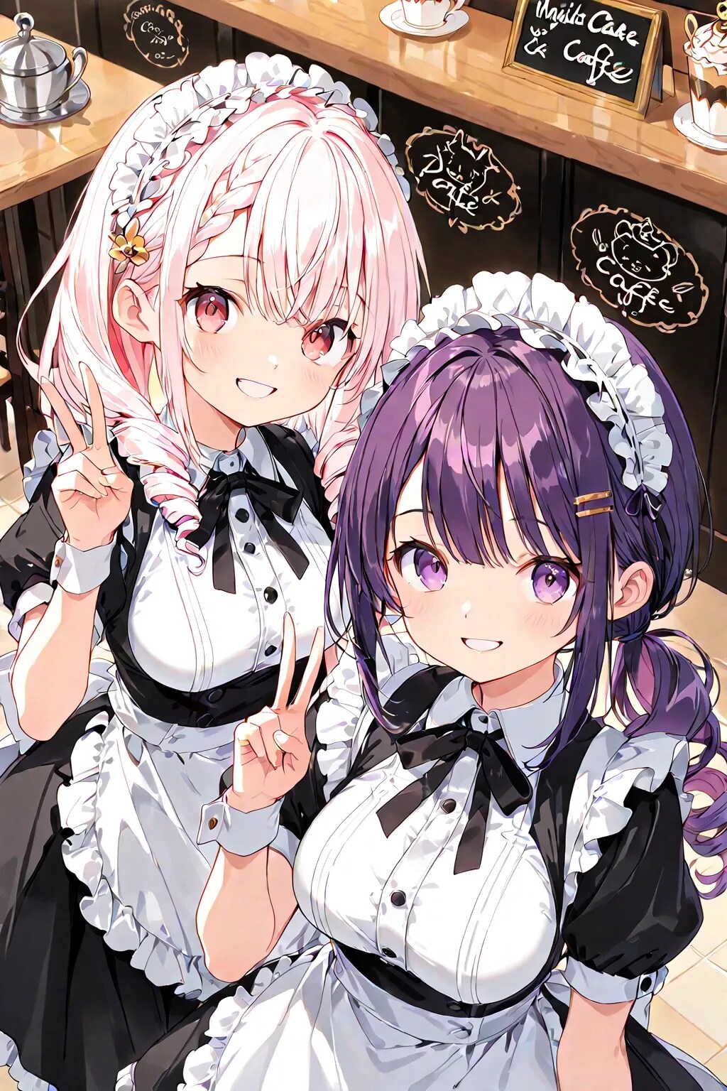 お仕事前のメイドちゃん♡