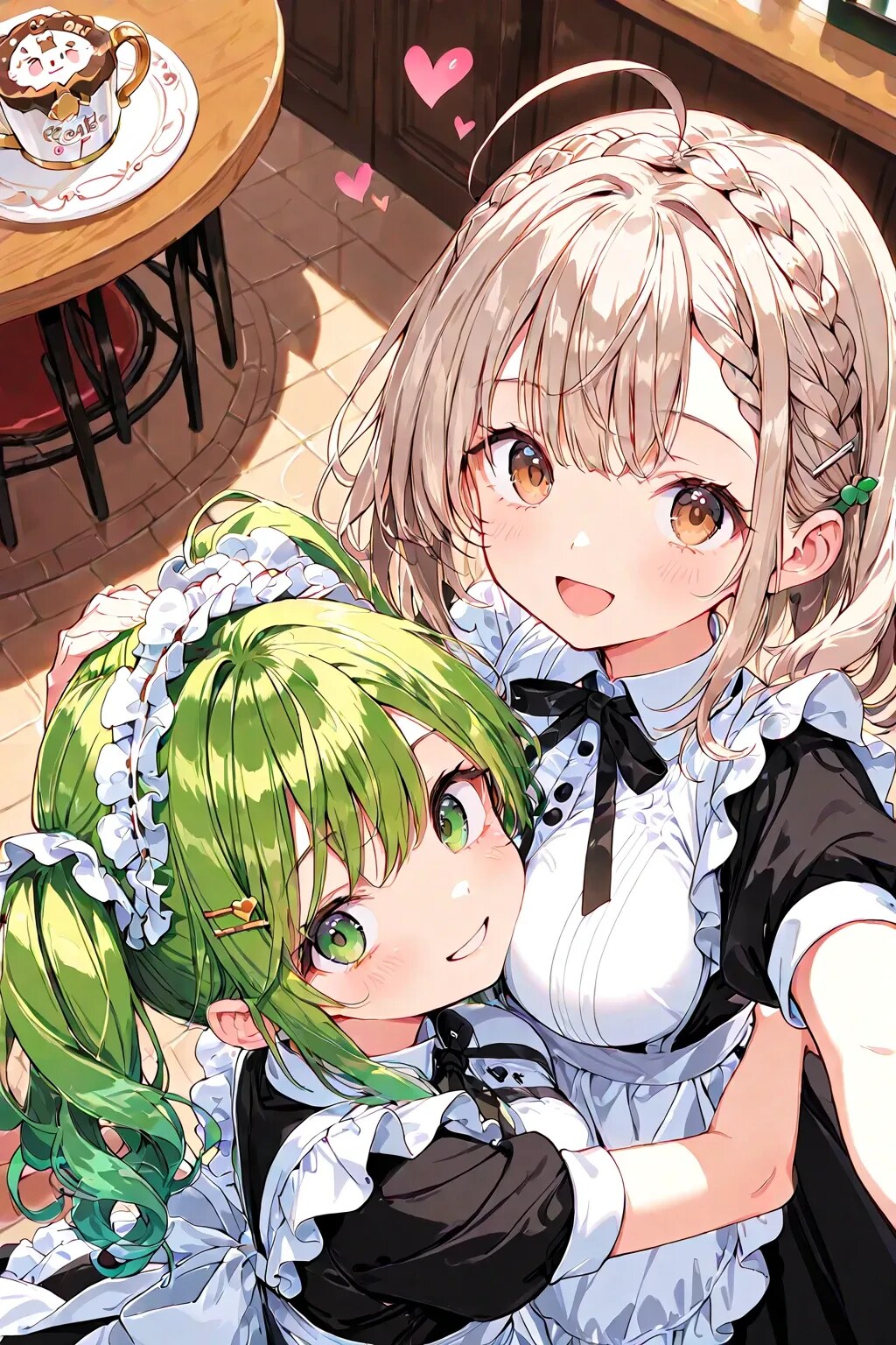 お仕事前のメイドちゃん♡