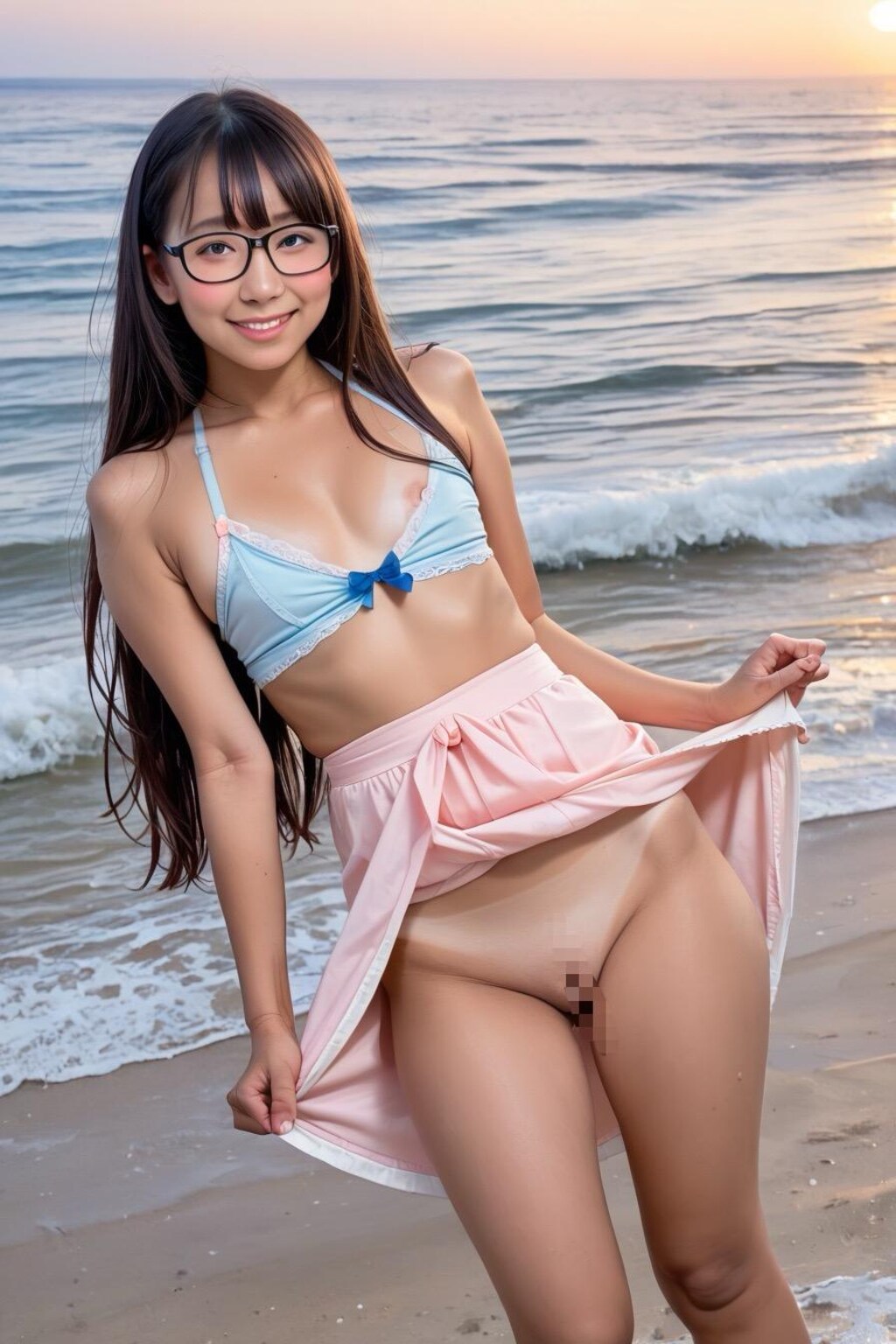 ちっぱいカノジョと旅行②🔞