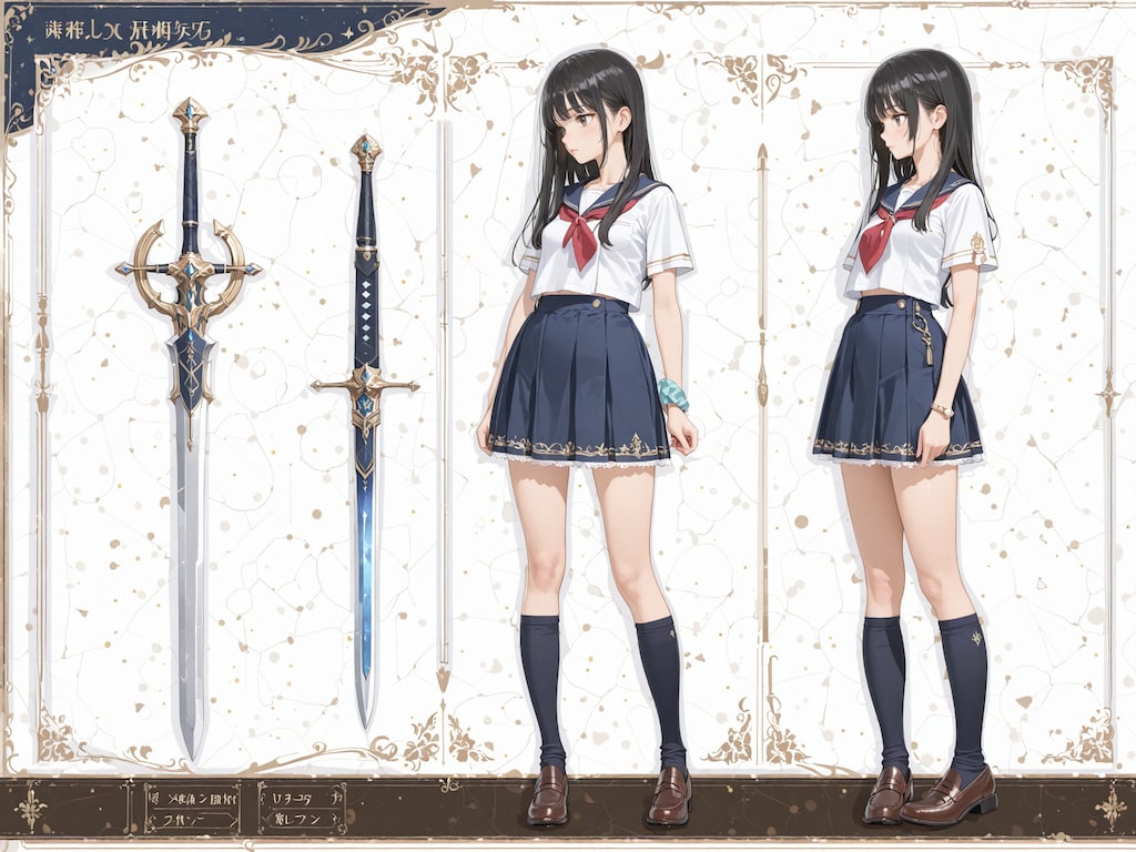 一条 春香 設定画風イラスト