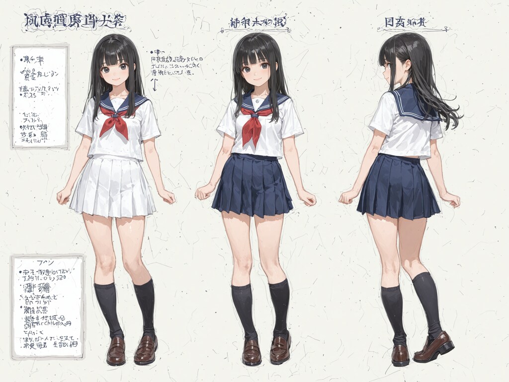 一条 春香 設定画風イラスト