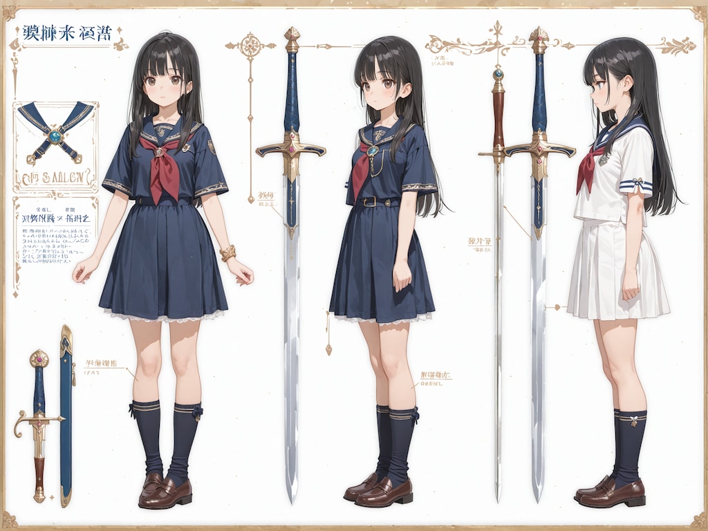 一条 春香 設定画風イラスト