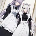 アニメ風、メカクレ猫耳モブメイド 7枚目
