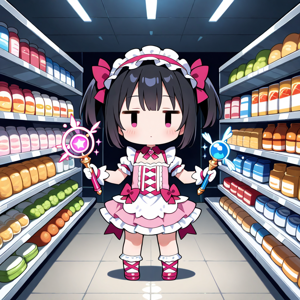 女の子に魔法少女の変身セットの場所を聞かれたので、案内してあげる