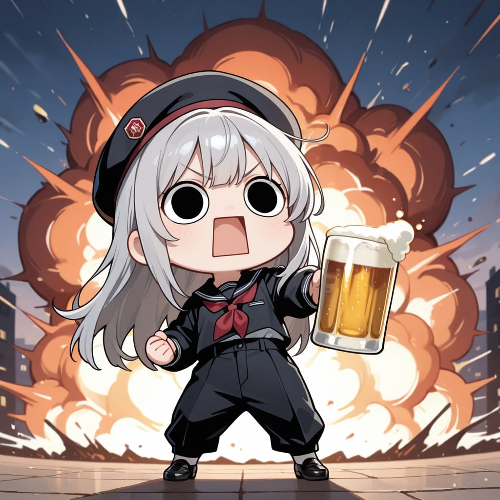 ノンアルコール麦とホップしてしまいよったえらいこっちゃ嬢