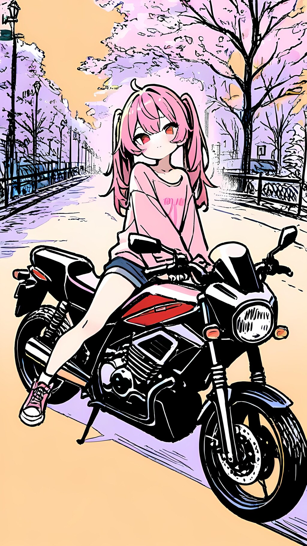 Motorcycle Girl