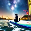 サーフボード猫(NovelAI) 8枚目