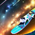 サーフボード猫(NovelAI) 7枚目