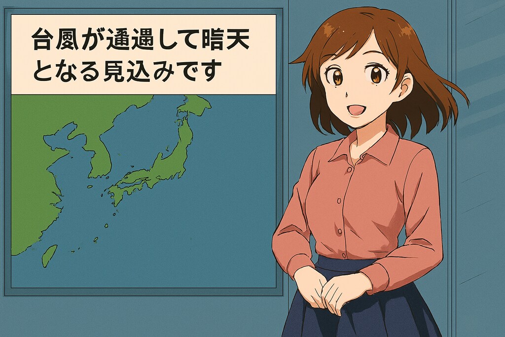 おてんきおねーさん再び