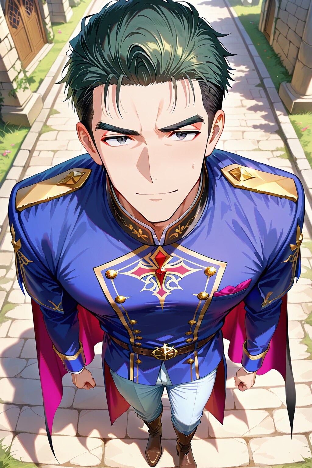 ファンタジー遺跡地下、アニメ風若き司教1-1-2-3-4-2-2-2 | の人気AIイラスト・グラビア