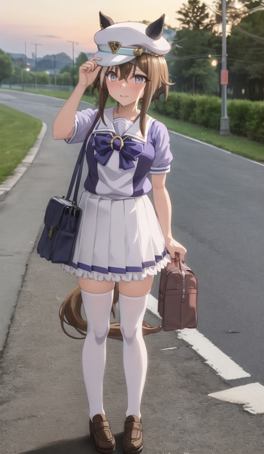 帰宅中に知らないウマ娘に話しかけられるシュヴァルグラン