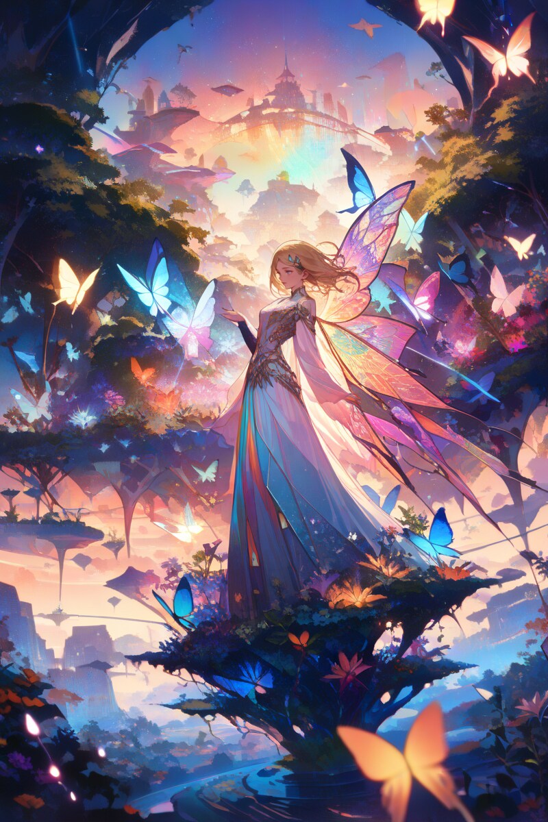 蝶の夢幻郷 | の人気AIイラスト・グラビア
