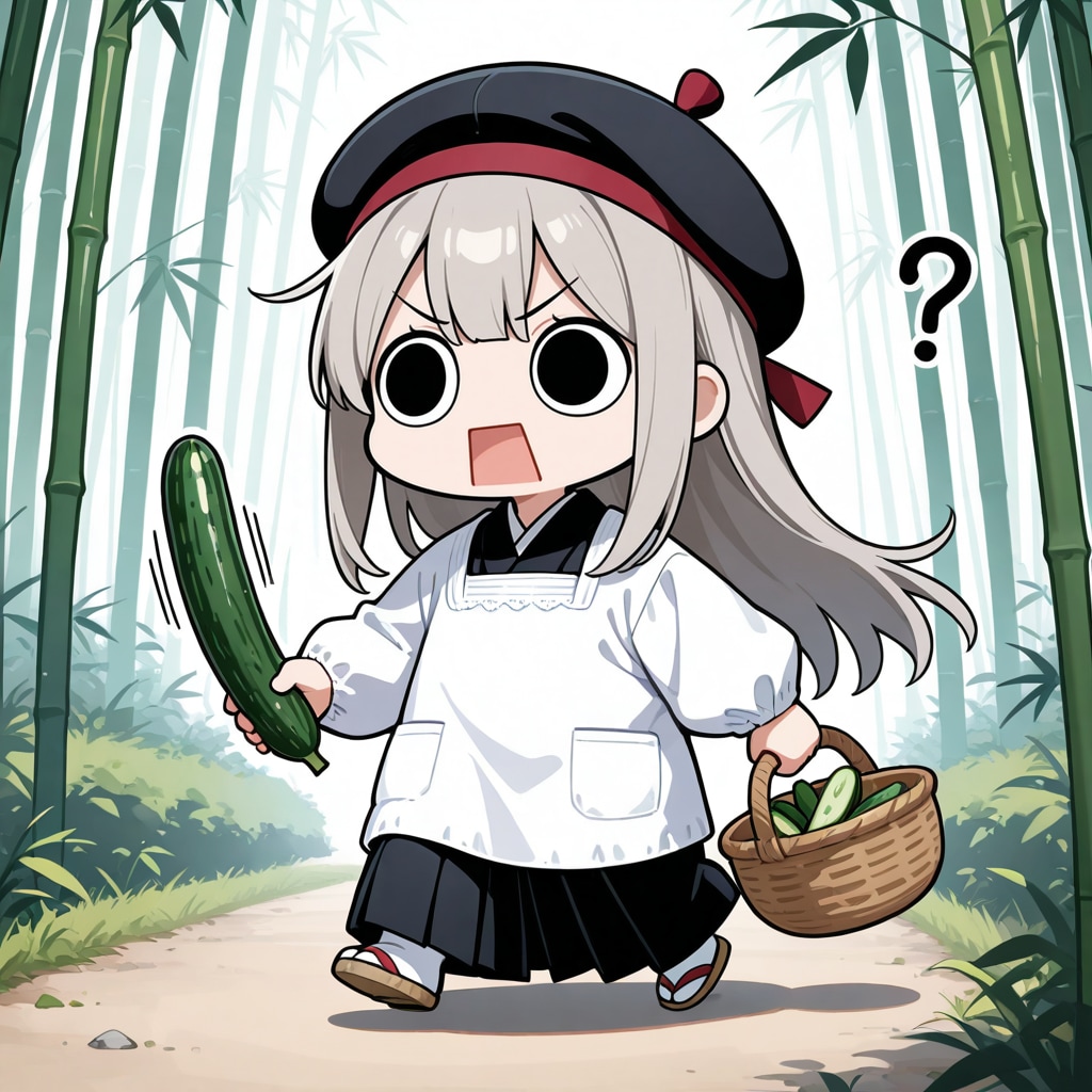 胡瓜を仕入れたえらいこっちゃ嬢